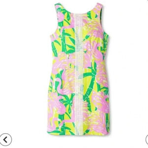 NWT Lilly Pulitzer for Target Pink Flamingo Shift Dress